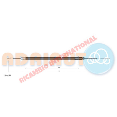 Clutch Cable LHD - Fiat 125,132 - Clutch - Transmission & Related Parts
