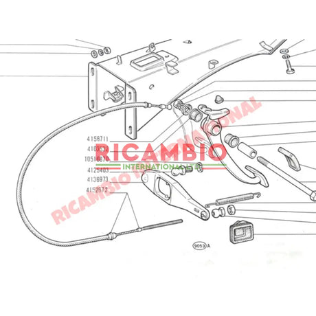 Clutch Fork - Fiat 124 - Clutch - Transmission & Related Parts
