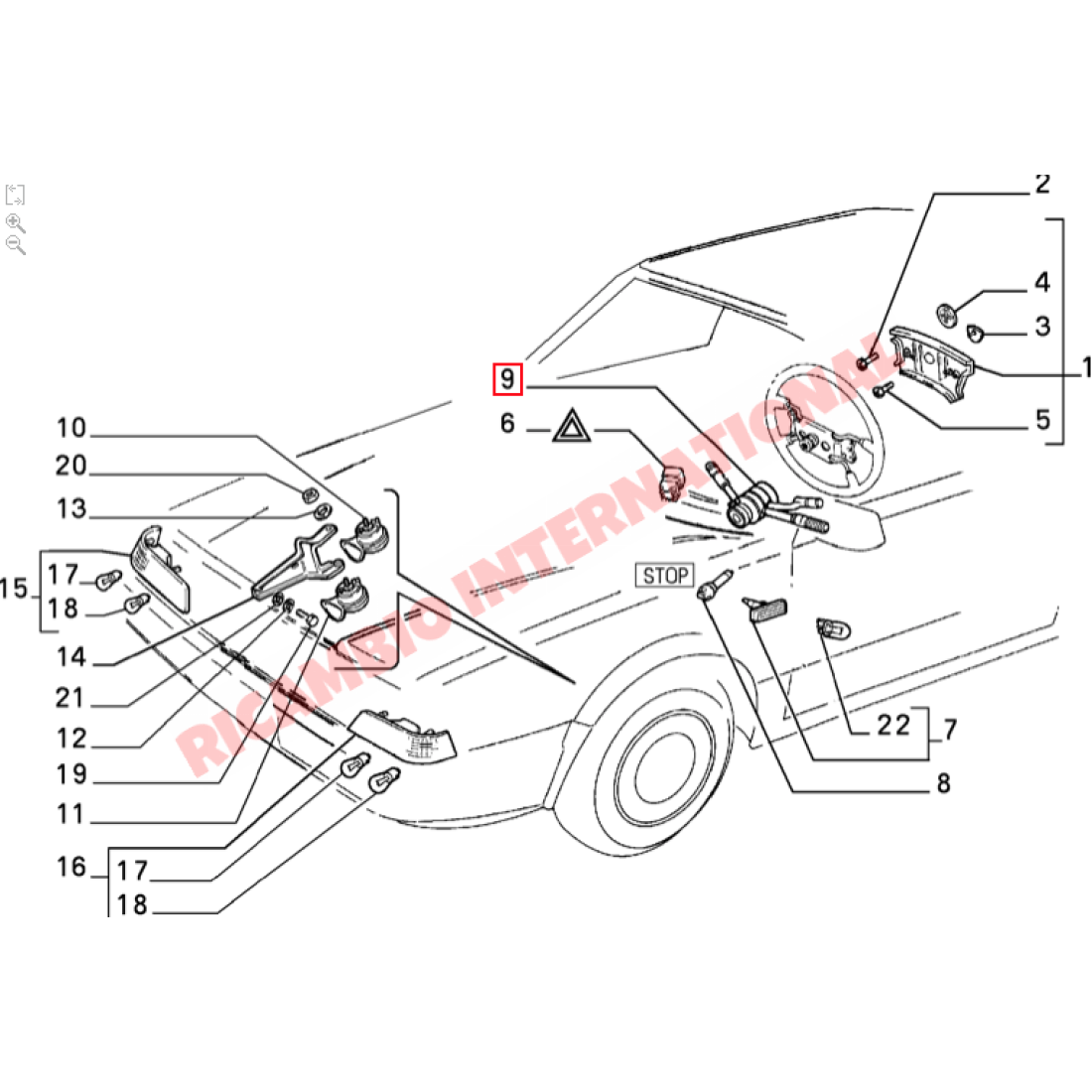 Column Switch - Lancia Thema - GENUINE COLUMN SWITCHES
