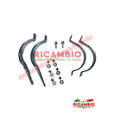 Complete Exhaust Bracket Kit - Classic Fiat 500 N/D/F/L (499cc) - Exhaust & Associated Items