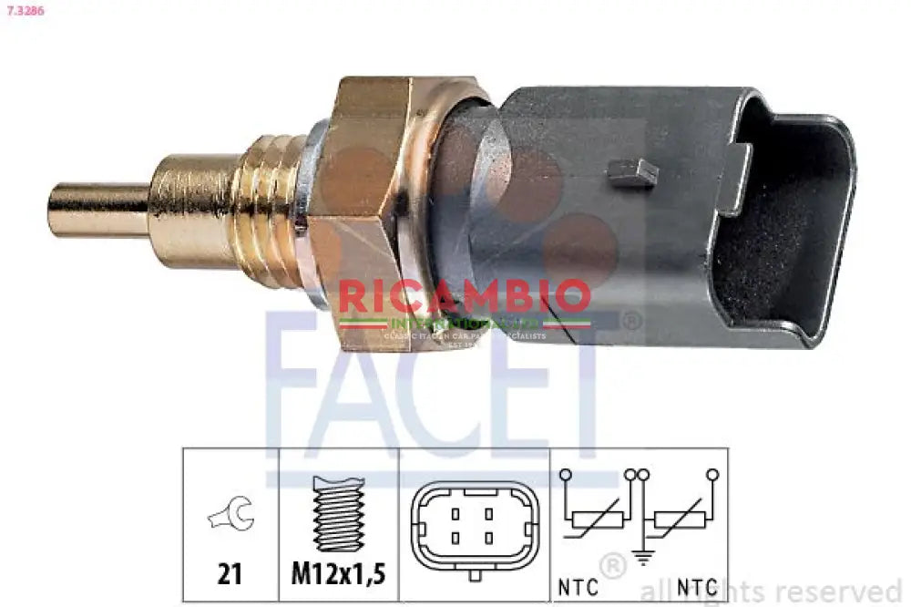 Coolant Temperature Sensor - Fiat Barchetta,Multipla - Fuel System