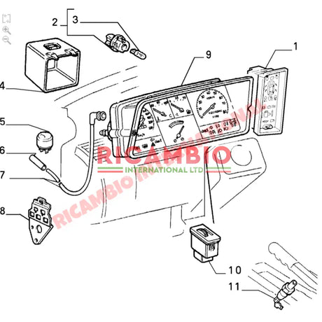 Dashboard Check Control Panel - Lancia Thema - Electrical