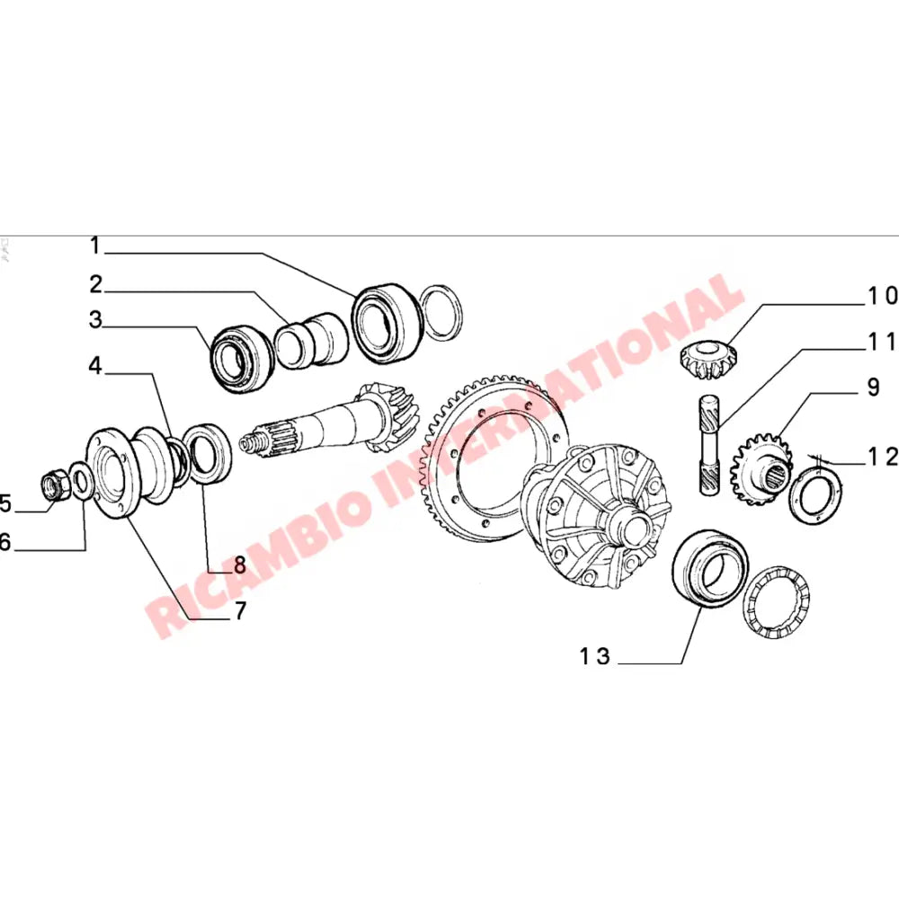 Differential Bearing - Classic Fiat Panda Y10