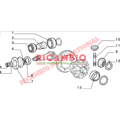 Differential Bearing - Classic Fiat Panda Y10