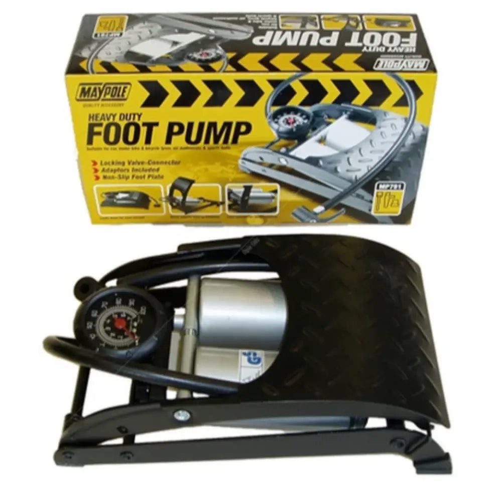 Double Barrel Foot Pump - Car Care Products
