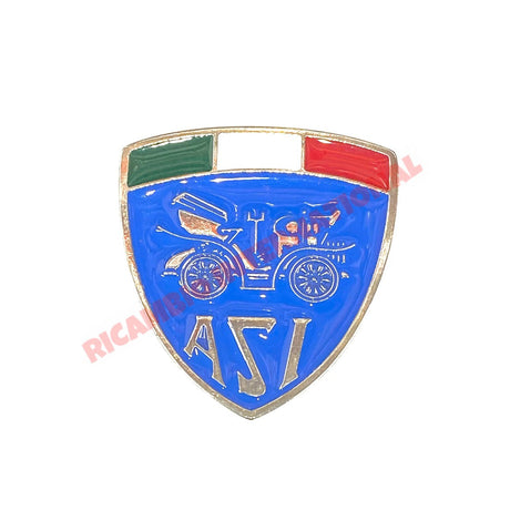 Enamel ASI Badge & Screws - Fiat,Lancia,Alfa Romeo,Autobianchi,Maserati - Badges & Emblems