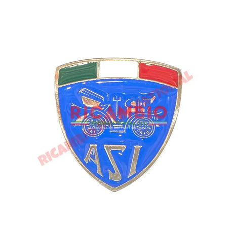 Enamel ASI Badge & Screws - Fiat,Lancia,Alfa Romeo,Autobianchi,Maserati - Badges & Emblems