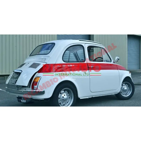 Engine Lid Opening Bracket ’ABARTH’ - Classic Fiat 500 - Abarth