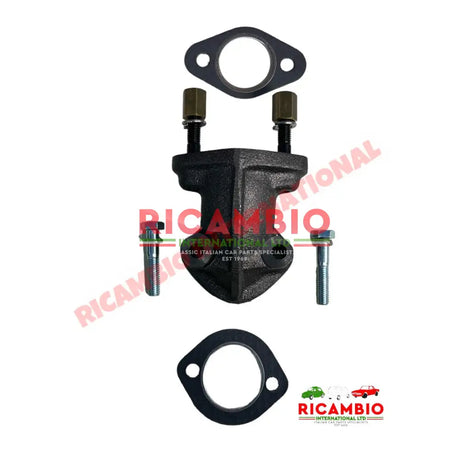 Exhaust Elbow Manifold Kit (As Original) - Classic Fiat 500 126 Autobianchi Bianchina - Exhaust & Related Parts