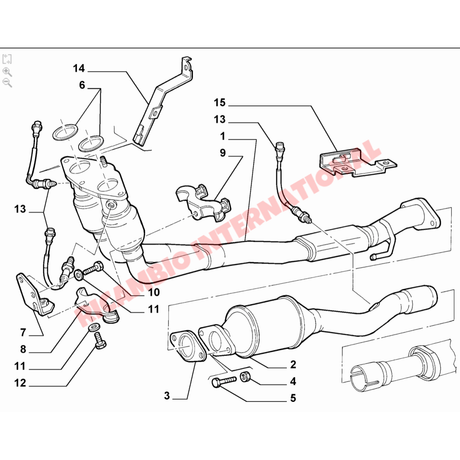 Exhaust Gasket Kit - Fiat Barchetta - Gaskets & Oil Seals