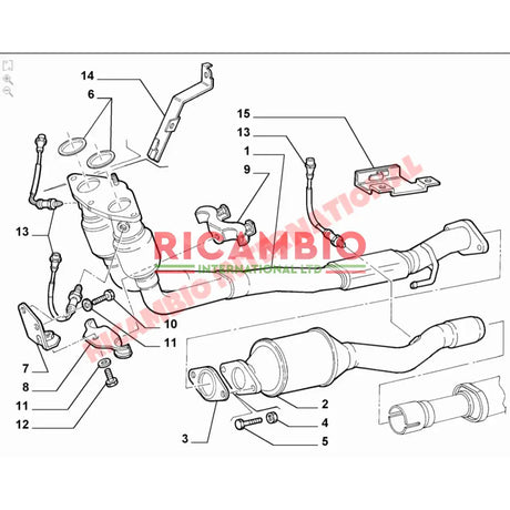 Exhaust Gasket Kit - Fiat Barchetta - Gaskets & Oil Seals