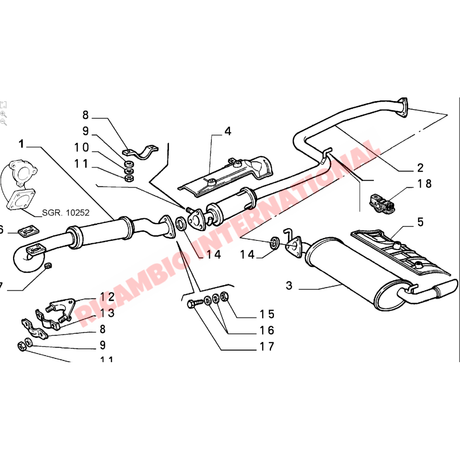 Exhaust Metal Ring Seal - Fiat Coupe 20V Turbo Lancia Delta Integrale,Evolution,Thema - Exhaust & Associated Parts