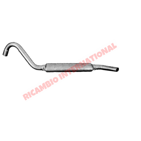 Exhaust Silencer Rear - Fiat 124 Sports Coupe - Exhaust