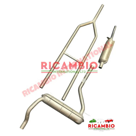 Exhaust System - Lancia Flavia 1.8 Coupe - exhaust