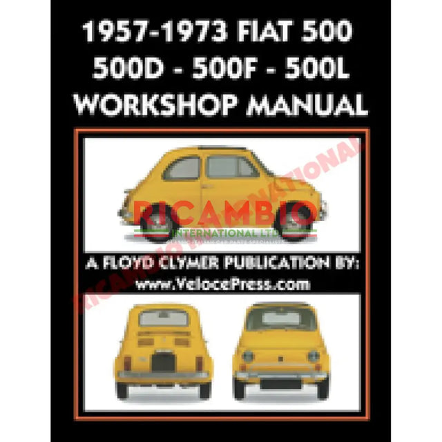 Factory Workshop Manual (400 pages) - Classic Fiat 500 - Classic Fiat 500 Parts & Spares