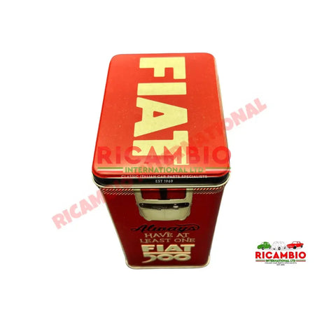 Fiat 500 Metal Tin & Assorted Milk/Dark Fiat 500 Chocolates - Gluten Free - Gifts - Confectionary - Furniture
