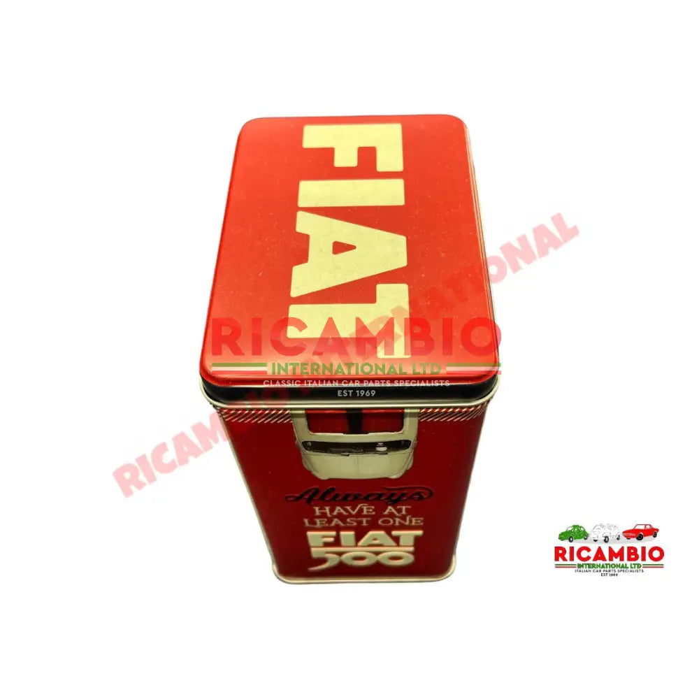 Fiat 500 Metal Tin & Assorted Milk/Dark Fiat 500 Chocolates - Gluten Free - Gifts - Confectionary - Furniture