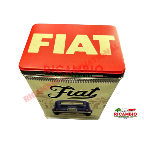 Fiat 500 Metal Tin & Assorted Milk/Dark Fiat 500 Chocolates - Gluten Free - Gifts - Confectionary - Furniture