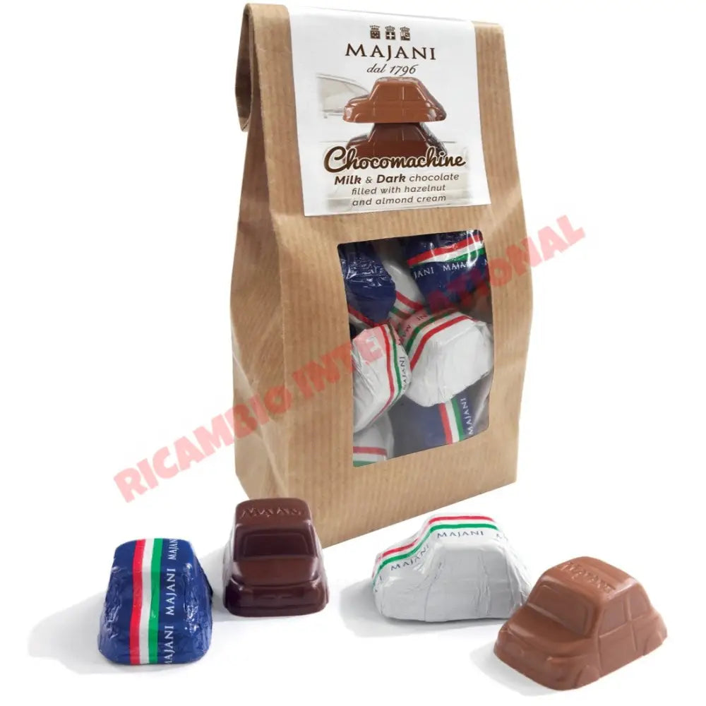 Fiat 500 Metal Tin & Assorted Milk/Dark Fiat 500 Chocolates - Gluten Free - Gifts - Confectionary - Furniture