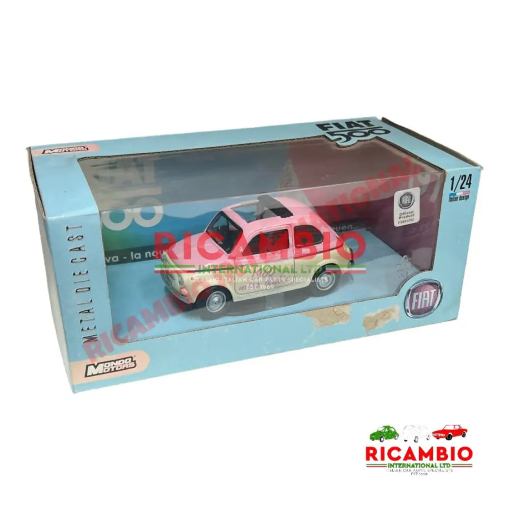 FIAT 500 Model Car Assorted - Pink - Toys - Gifts & Novelty Items