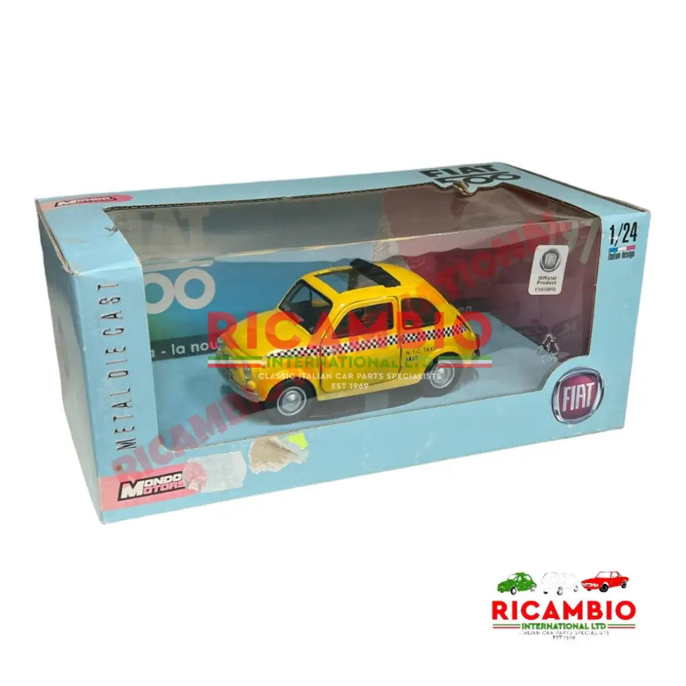 FIAT 500 Model Car Assorted - Yellow - Toys - Gifts & Novelty Items