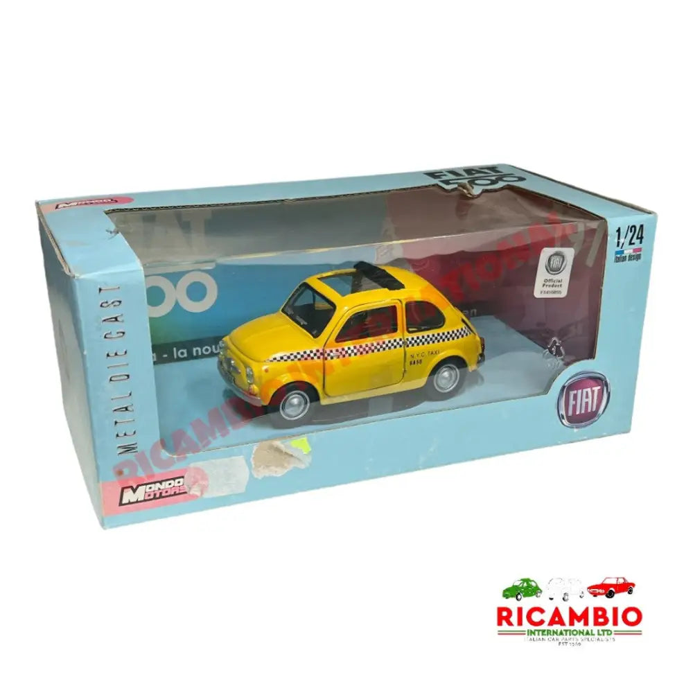 FIAT 500 Model Car Assorted - Yellow - Toys - Gifts & Novelty Items