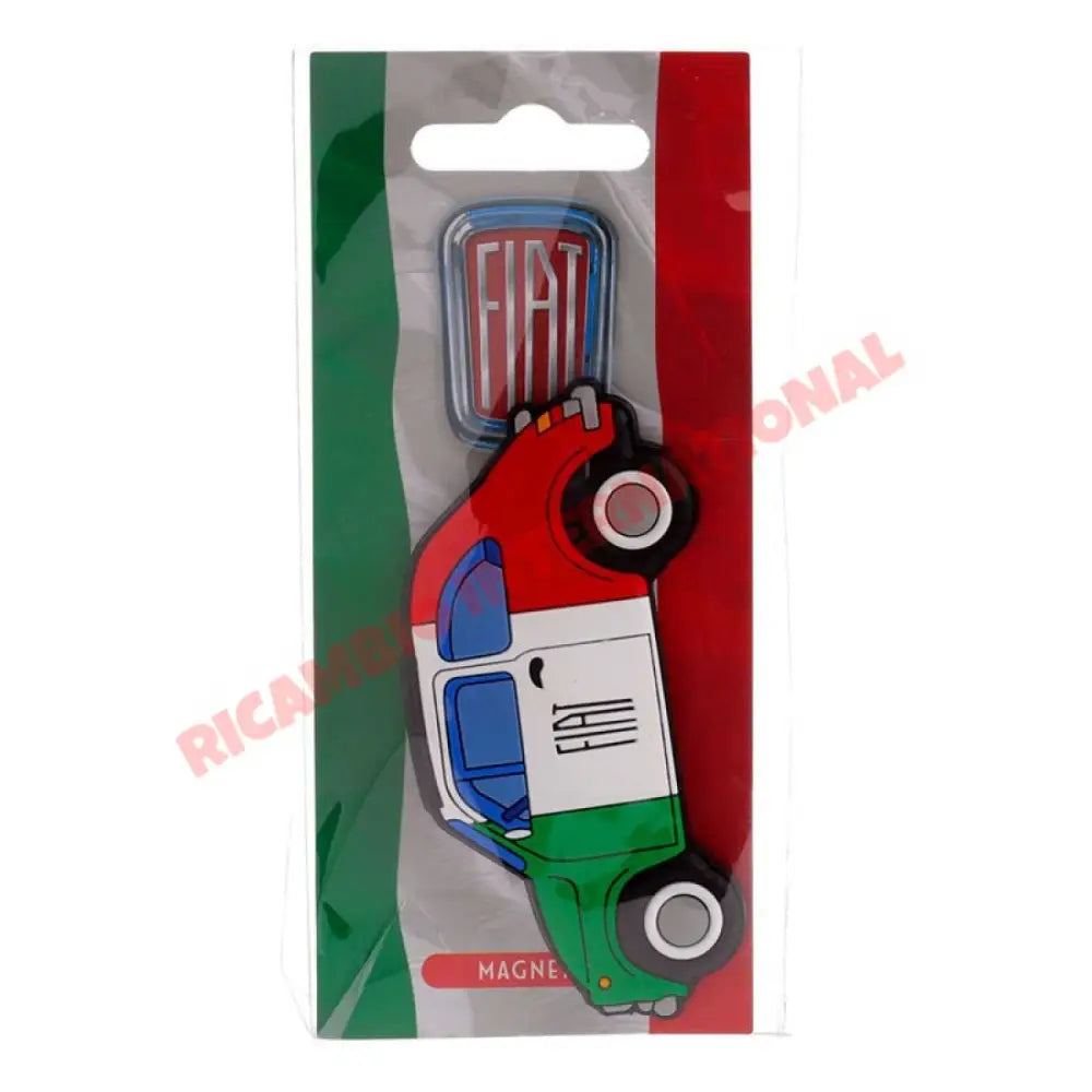 Fiat 500 Tricolore Magnet - Toys - Gifts & Novelty Items