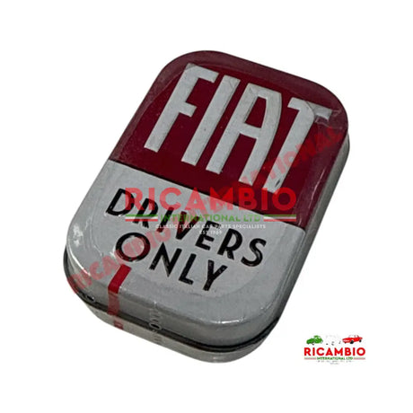 Fiat Drivers Only Peppermint Sweet Tin