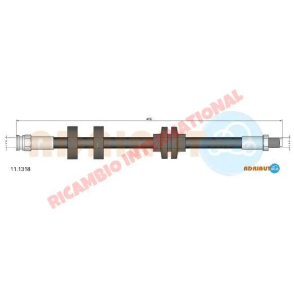 Front Brake Hose - Fiat Multipla - Brake Parts and Components