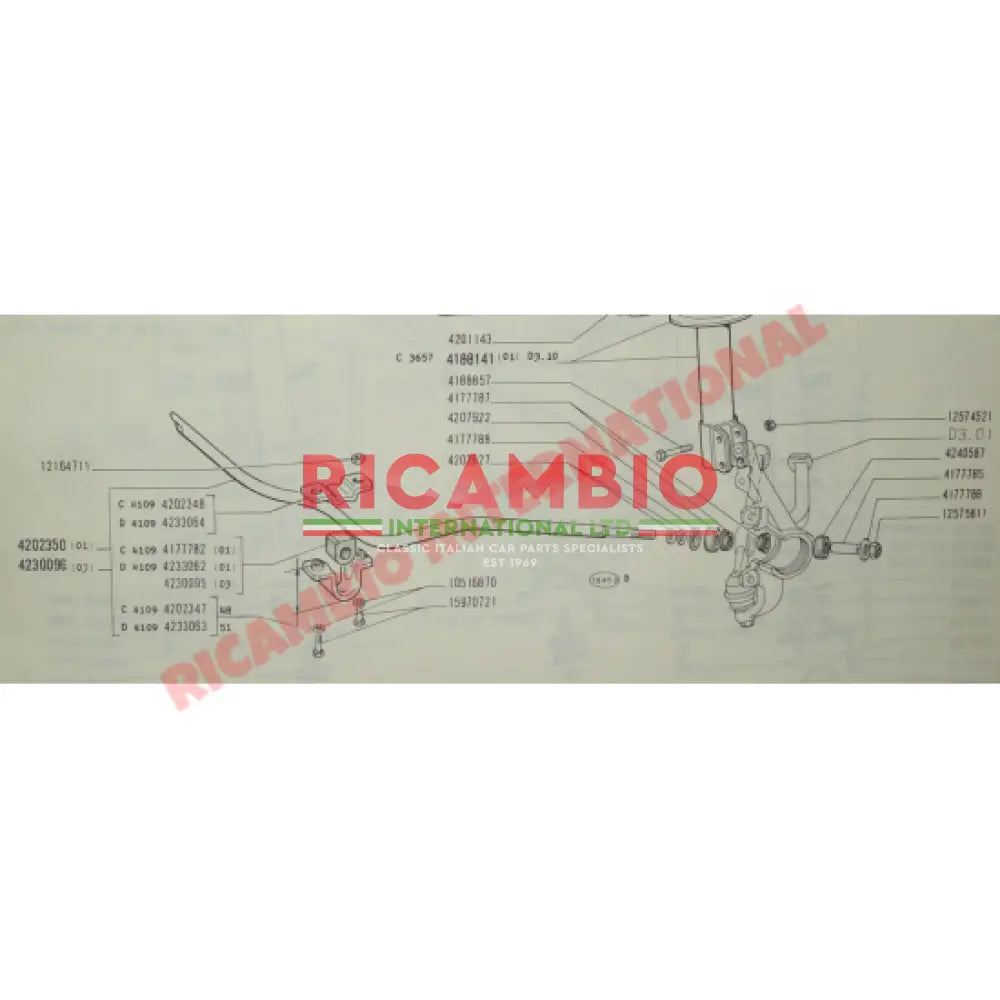Front Inner Stabiliser Bracket - Fiat 127 128 A112 - Suspension