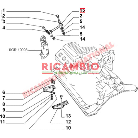 Front Subframe Suspension Rod - Fiat Croma & Lancia Thema - Suspension and Steering