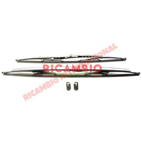 Front Wiper Blade Kit (with Spoiler) - Fiat Punto MK1 - Wiper Blades