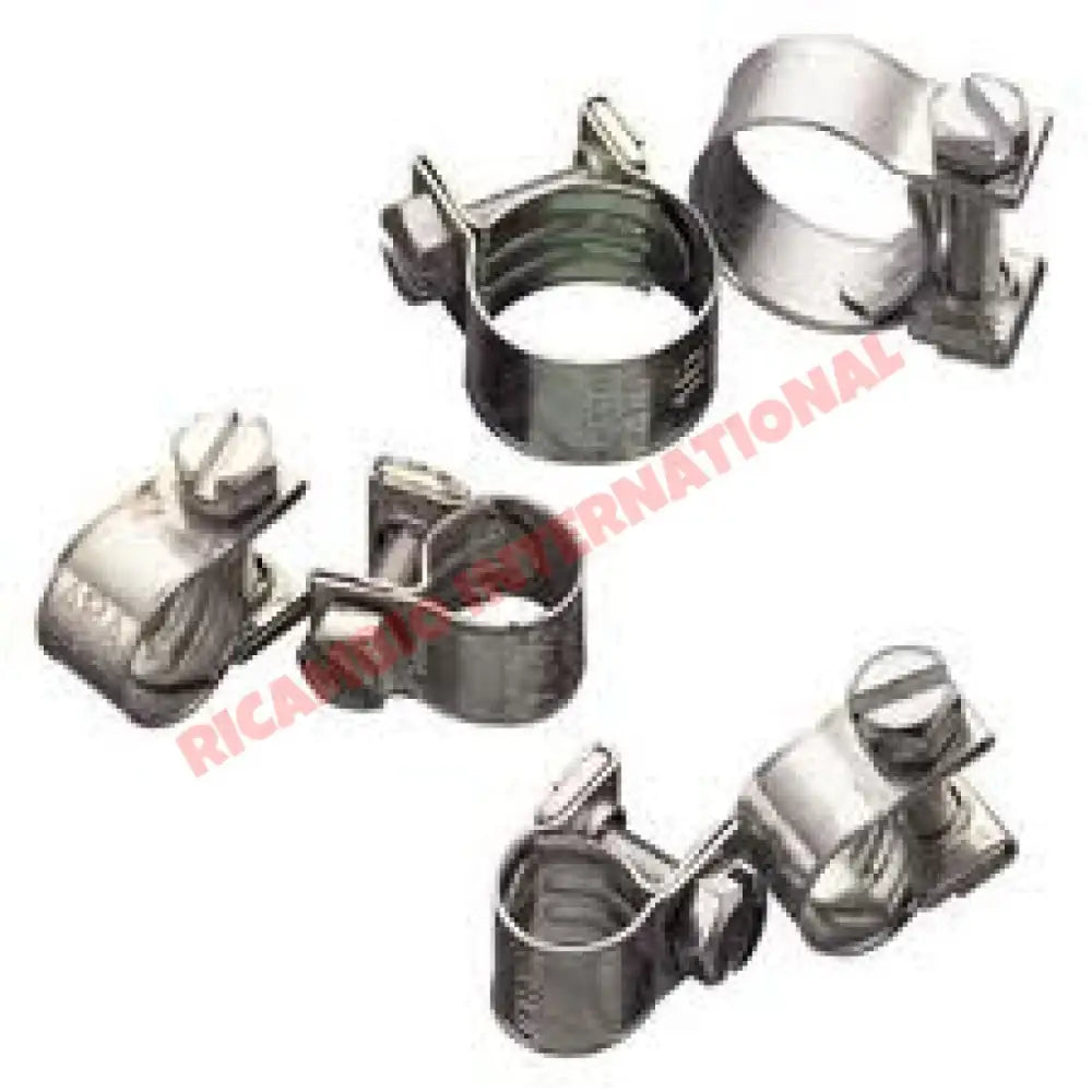 Fuel Petrol Filter & Two Hose Clips - Fiat Lancia and Alfa Romeo - Fuel System