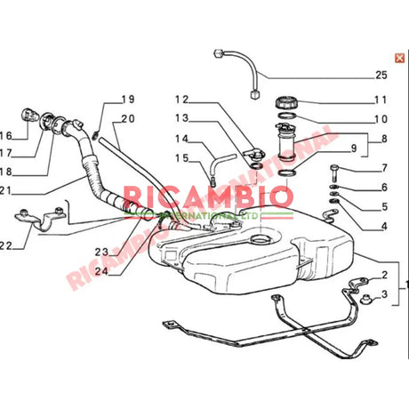 Fuel Tank Sender Unit - Classic Fiat Panda - Fuel System