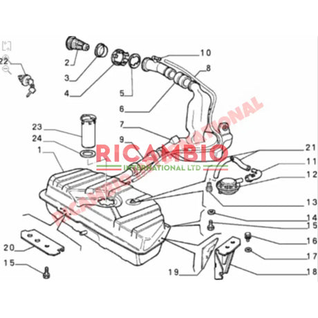 Fuel Tank Sender Unit & Seal - Fiat Uno - Uno