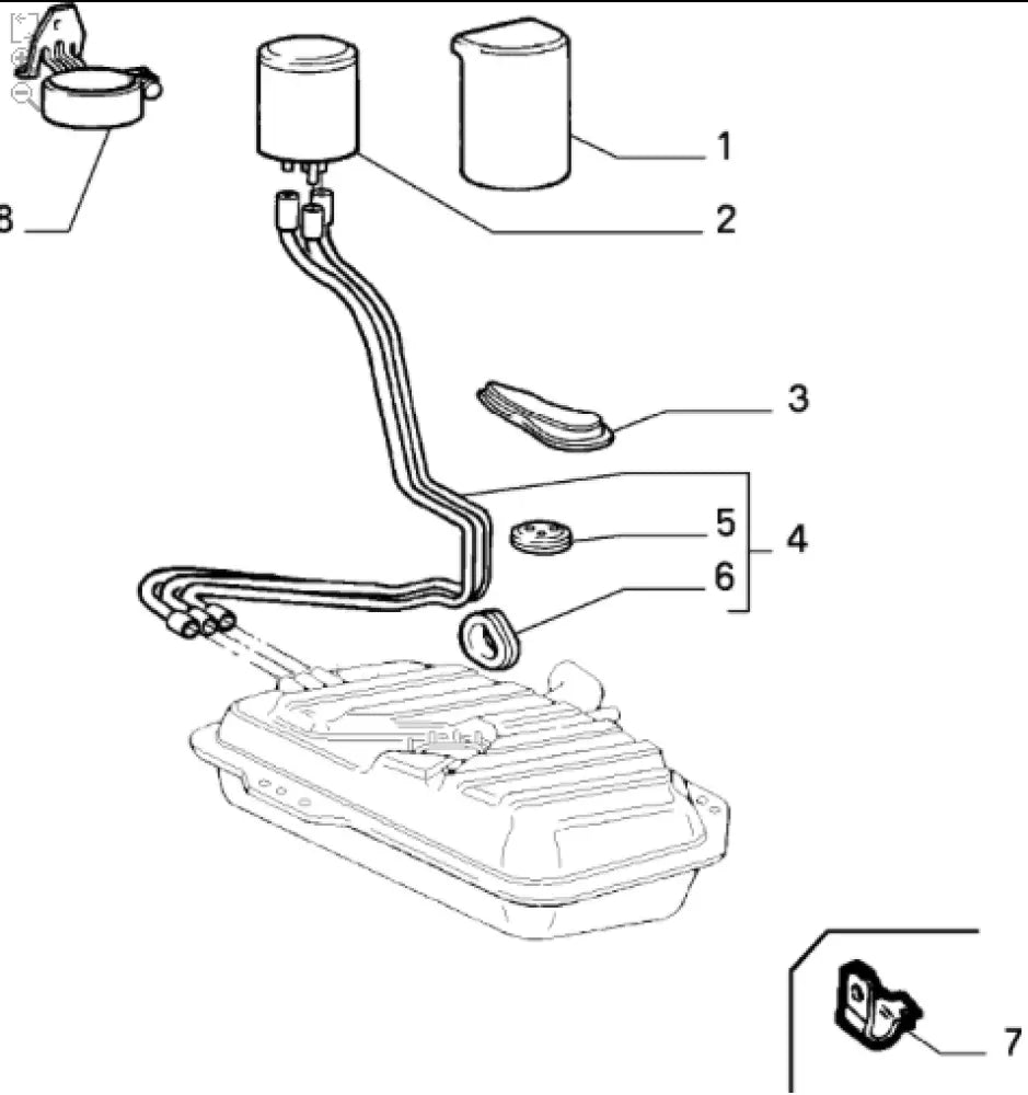 Fuel Tank Vapour Filter - Fiat Uno Turbo