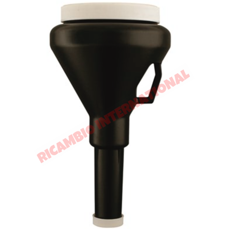 Funnel With Non Spill Rim - Black - 100mm - Heating and Cooling