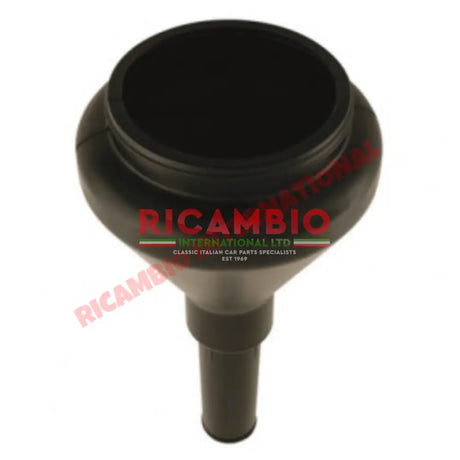 Funnel With Non Spill Rim - Black - 100mm - Heating and Cooling