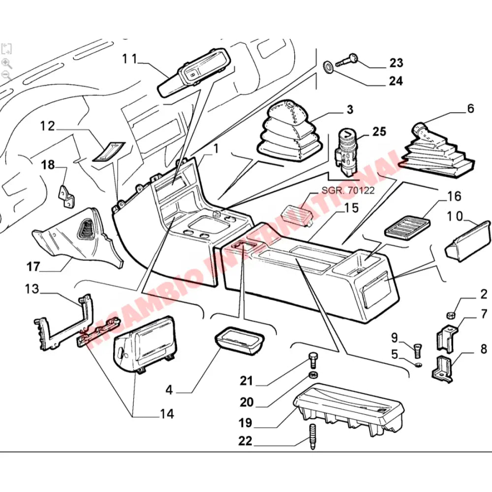 Gear Lever Boot - Fiat Coupe - Clutch and Transmission Parts