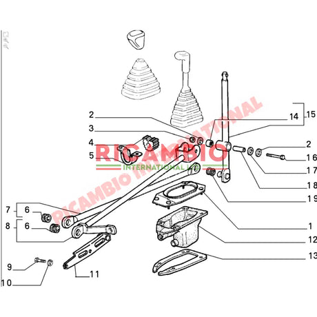 Gear Lever Lower Roller Bearing - Classic Fiat Panda,Punto,Barchetta,Coupe,Cinquecento Y10 - Bearings