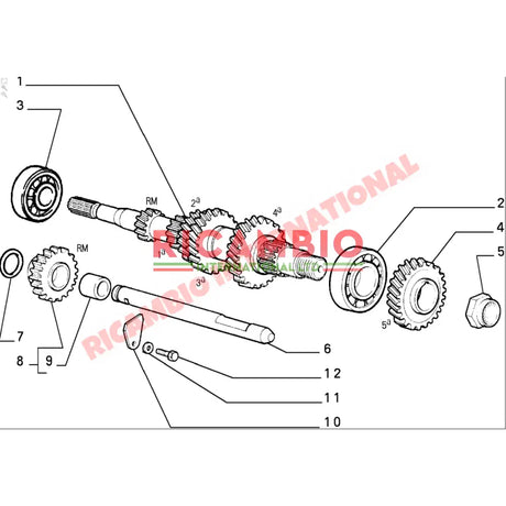 Gearbox Main Shaft (5 speed gearbox) - Classic Fiat Panda Cinquecento Uno Lancia Y10 - Lancia Y10
