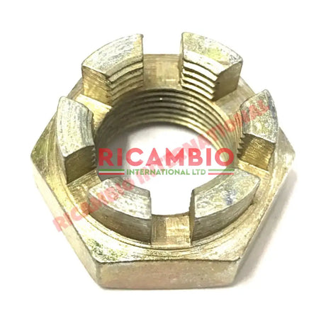 Gearbox Main Shaft Castle Nut - Classic Fiat 500 - Gearbox and Parts