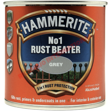 Hammerite No.1 Rust Beater Grey 250ml - Body Parts