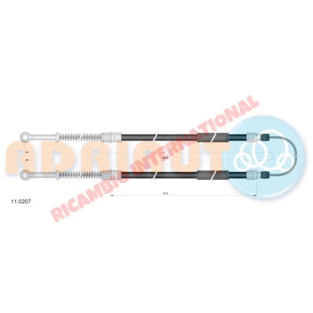 Handbrake Cable - Classic Fiat Panda,Autobianchi Y10 Seat Marbella - Lancia Y10