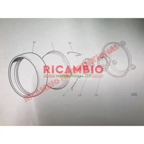 Head Lamp Bulb Holder - Classic Fiat 500 - Lights - Lamps and Lenses