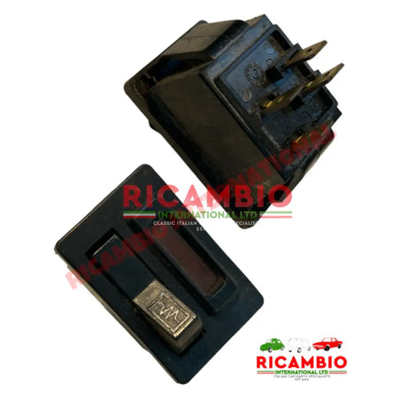Heated Rear Screen Switch - Fiat 124,128 - Ignition & Electrical Parts