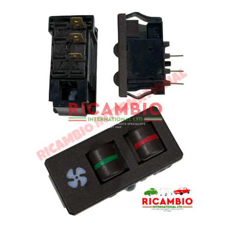 Heater Fan Switch (3 PIN) - Fiat Strada,Ritmo - Interior Switches