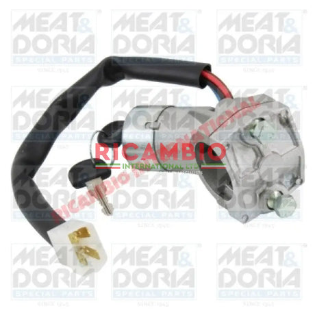 Ignition Switch & Keys (4 PIN PLUG) - Fiat 126 Classic Panda 127 128 131 132 X19,Argenta Ducato 900 T/E - Switches &