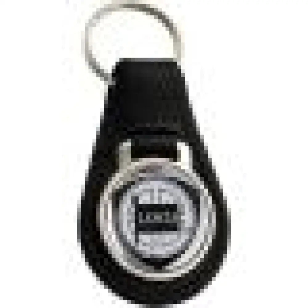 Keyring Black Leather Keyfob - Lancia - Toys - Gifts & Novelty Items