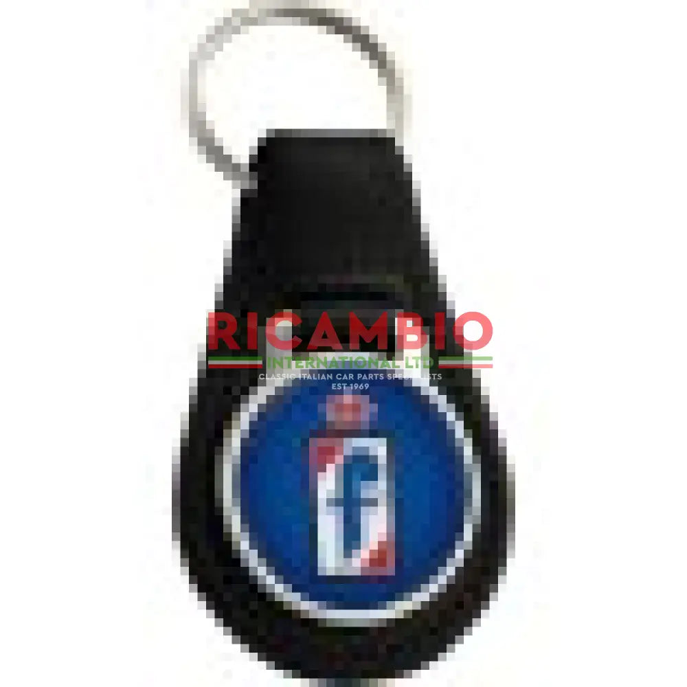 Keyring Black Leather Keyfob - Pininfarina - Toys - Gifts & Novelty Items